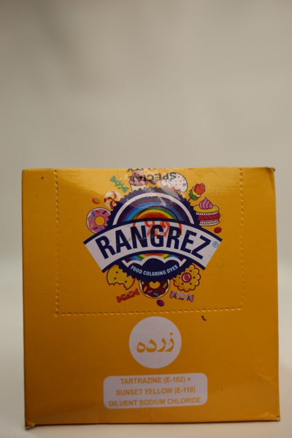 Rang Rez Zarda(Yellow) Food Colour Box